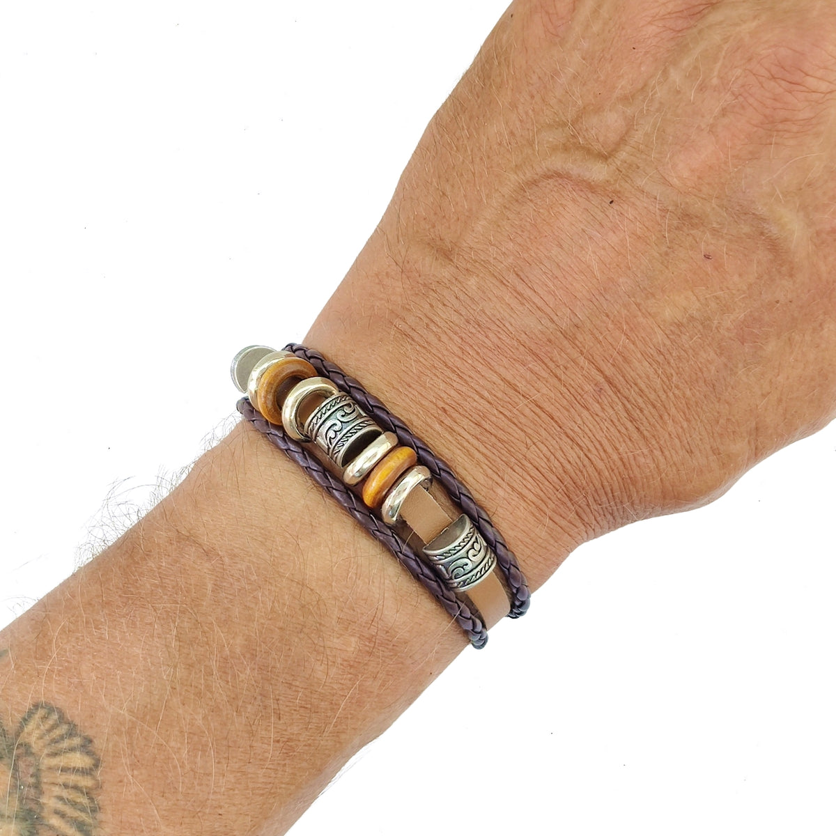 Multilayer Wrap Leather Bracelet - Boho Bracelets – Boho Beach Hut