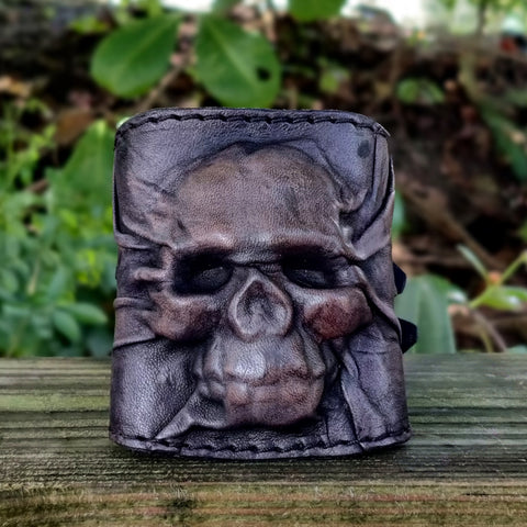 Handcrafted Genuine Vegetal Leather Brown Color Multifunctional Skull – The  Ottoman Collection
