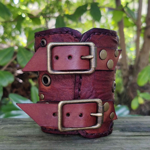 Banain Brown Leather Men's Bracelet - İLVİ