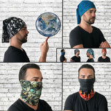 Neck Gaiter-Face Mask-Head Scarves-Headband-Sunshine State-Blue Color Bandana-Quality Gift Headwear Face Shield